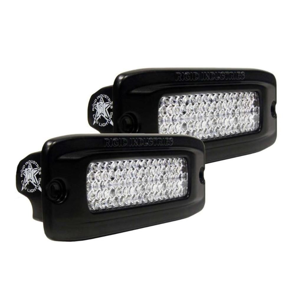RIGID Industries SRQ PRO Back Light Kit Flush Mount Diffused Pair Black 980033